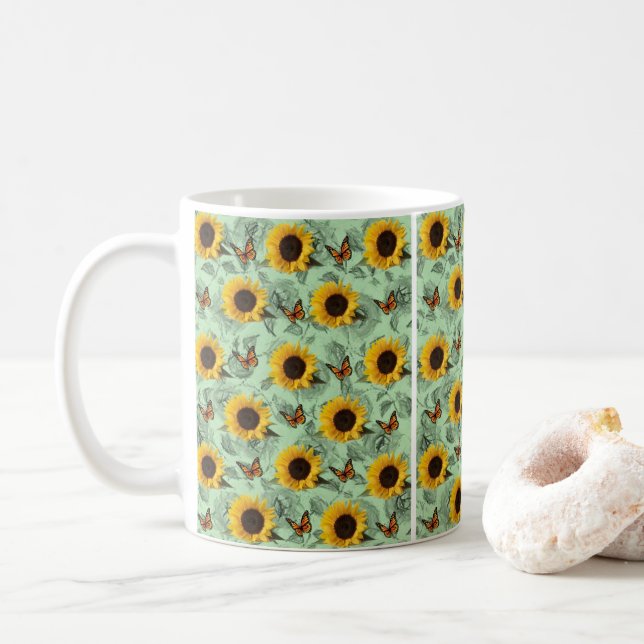 Mug Musique de tournesol (Avec donut)