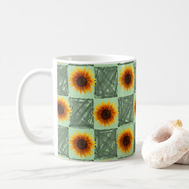 Mug Musique de tournesol (Avec donut)