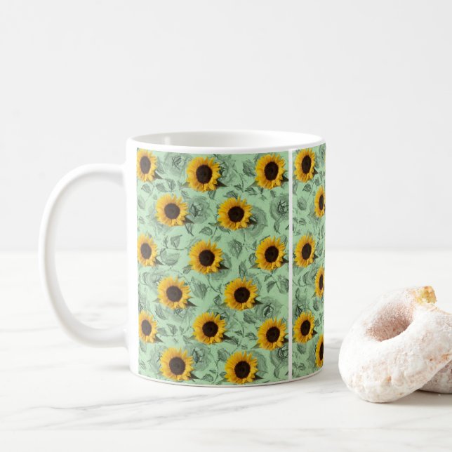 Mug Musique de tournesol (Avec donut)