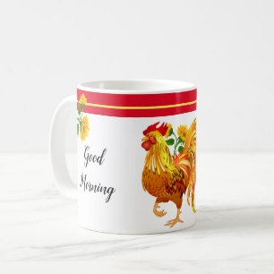 Mug Musique de tournesol de coq