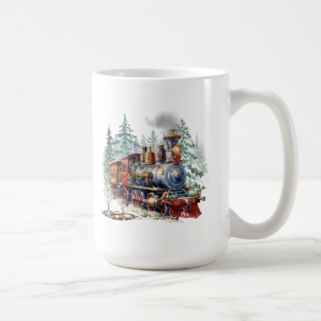 Mug Musique de train de Noël (Droite)