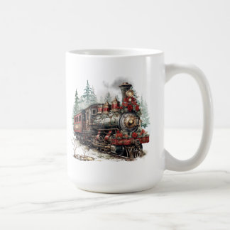 Mug Musique de train de Noël