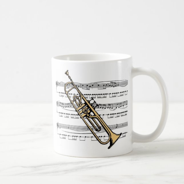Mug Musique de trompette 11 B (Droite)
