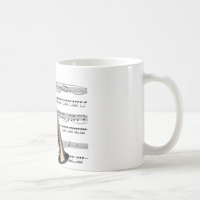 Mug Musique de trompette 12 B (Droite)