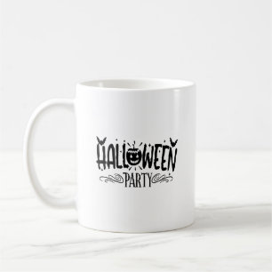 Mug Musique de typographie du parti Halloween