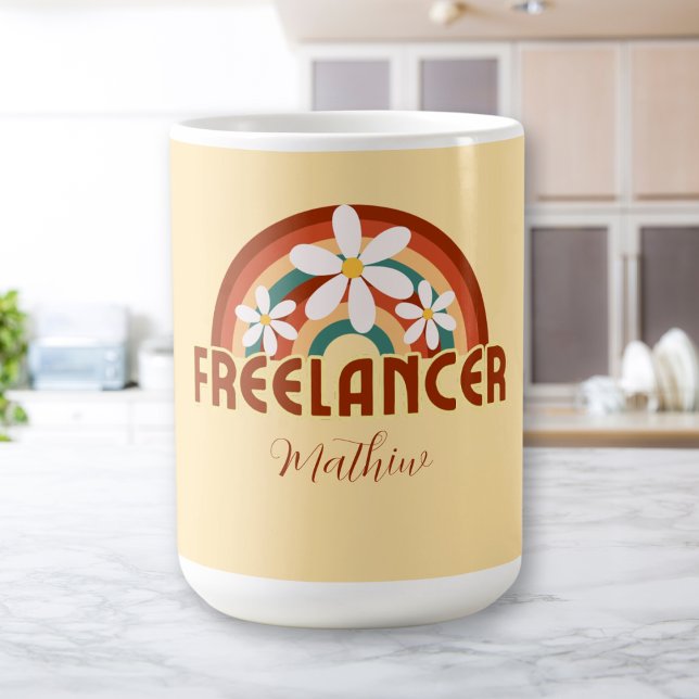 Mug Musique de vie indépendante personnalisée avec nom (Créateur téléchargé)