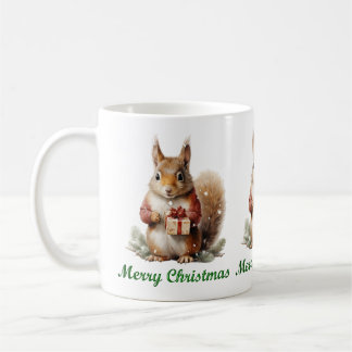 Mug Musique d'écureuil de Noël