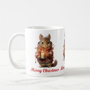 Mug Musique d'écureuil de Noël