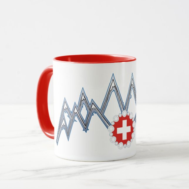 Mug Musique des Alpes suisses (Devant gauche)