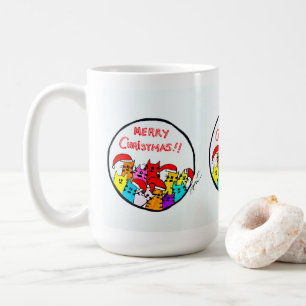 Mug Musique des chats de Noël