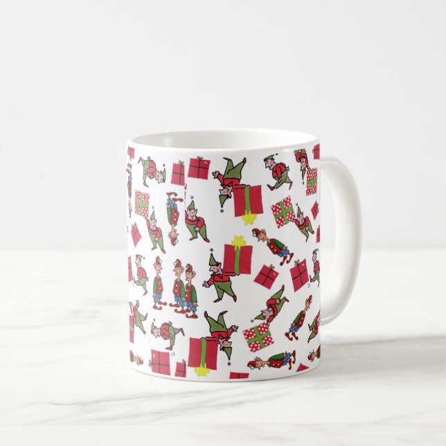 Mug Musique des elfes de Noël (Devant droit)