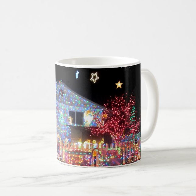 Mug Musique des lumières de Noël (Devant droit)
