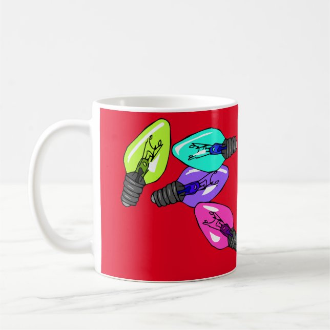 Mug Musique des lumières de Noël (Gauche)