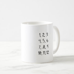 Mug Musique des numéros de cunéiforme