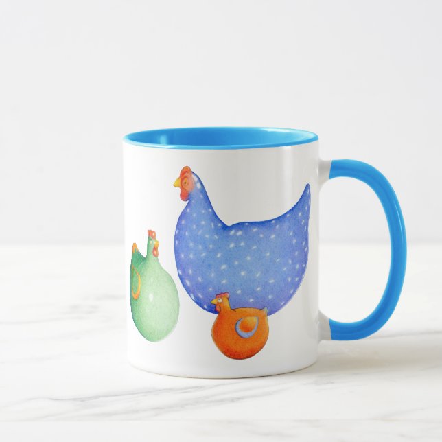 Mug Musique des poules françaises (Droite)