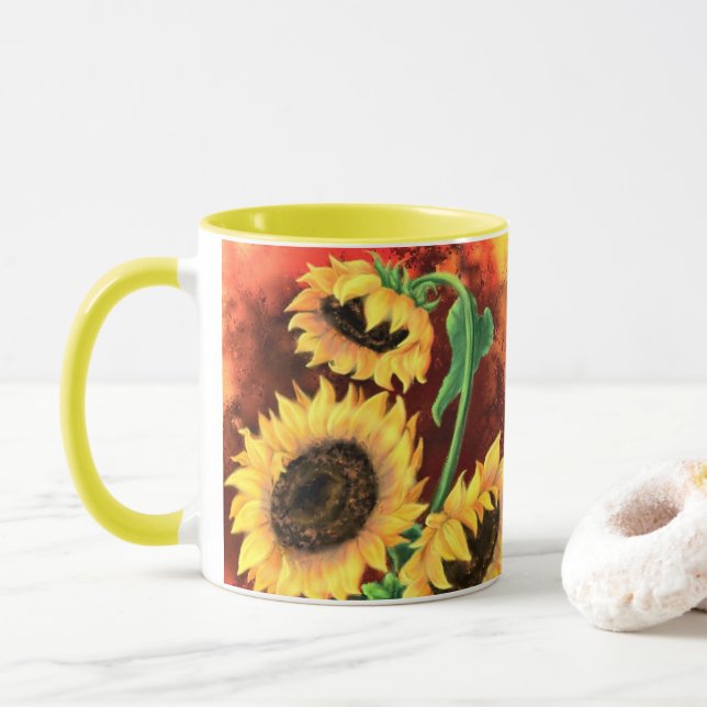 Mug Musique des tournesols (Avec donut)