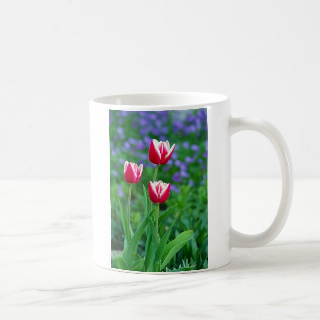 Mug Musique des Tulipes rouges (Droite)