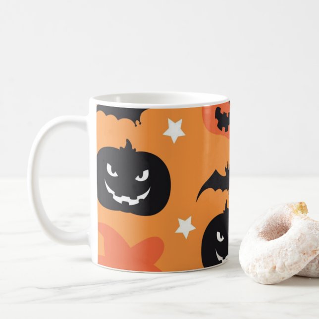 Mug Musique d'Halloween (Avec donut)