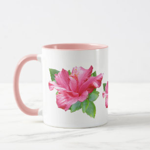 Mug Musique d'Hibiscus rose