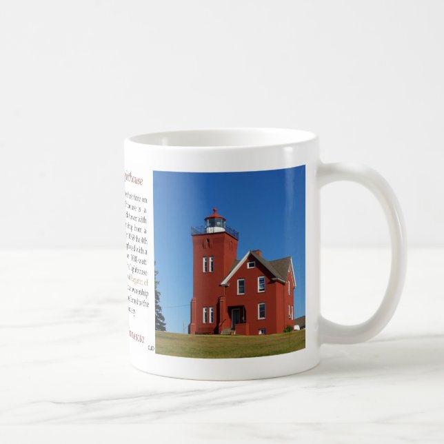 Mug Musique d'histoire du phare de Two Harbors (Droite)