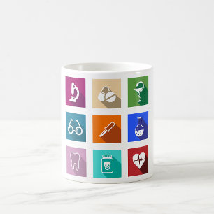 Mug Musique d'icônes Médicales