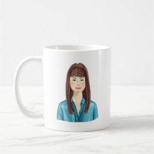 Mug Musique d'image aquarelle personnalisée