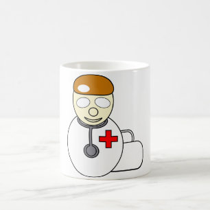 Mug Musique d'image vectorielle d'icône de docteur