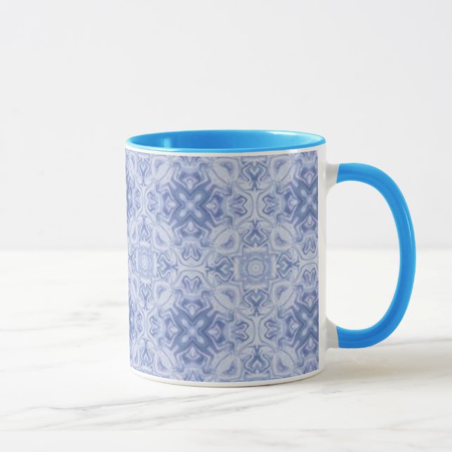 Mug Musique d'impression bleue (Droite)