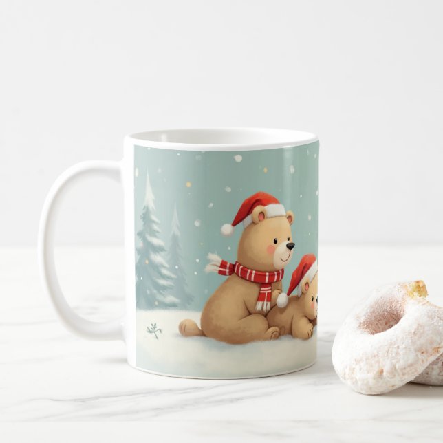 Mug Musique d'ours d'hiver (Avec donut)