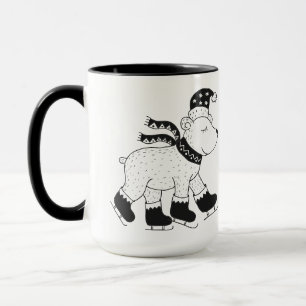Mug Musique d'ours polaire d'hiver