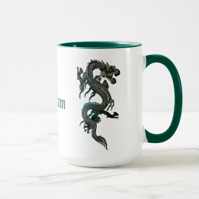 Mug Musique dragon asiatique (Droite)