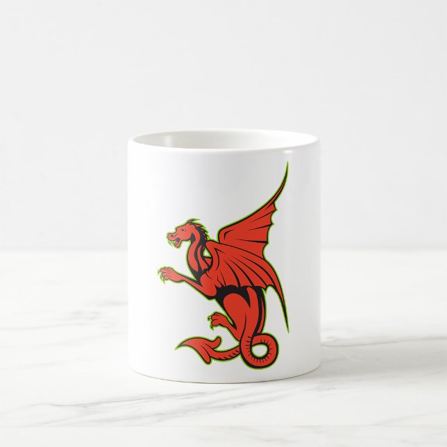 Mug Musique Dragon Rouge (Créateur téléchargé)