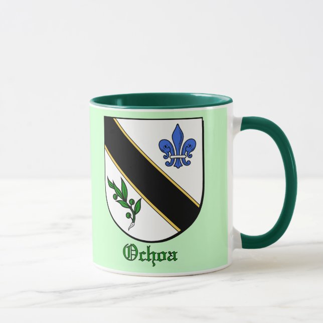 Mug Musique du Bouclier de la famille Ochoa (Droite)
