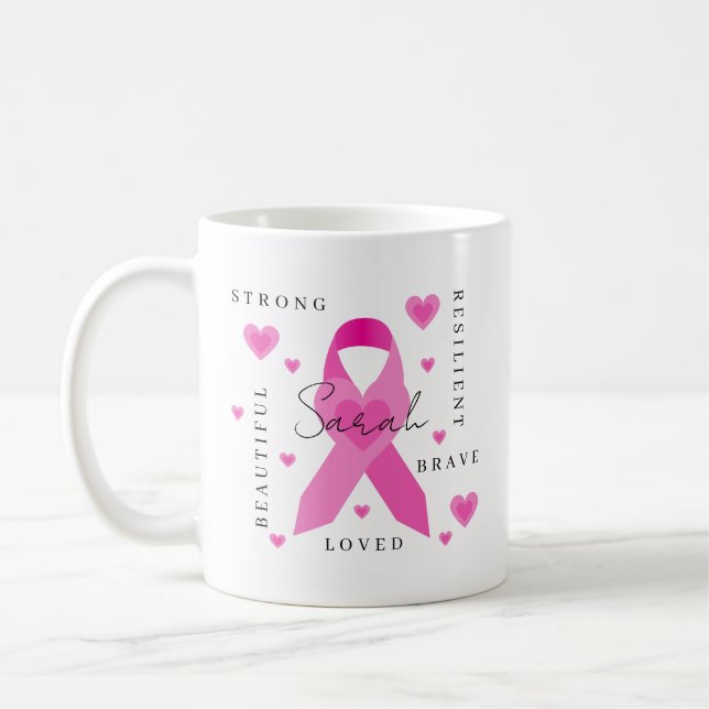 Mug Musique du cancer du sein (Gauche)