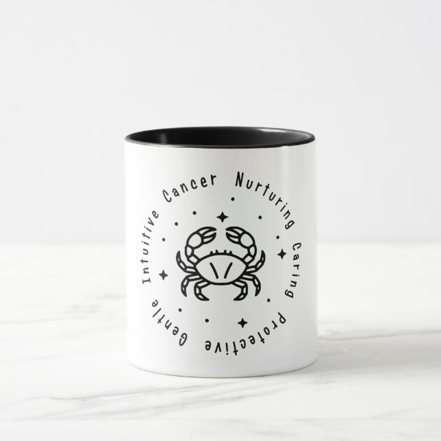 Mug Musique du cancer du zodiaque (Centre)