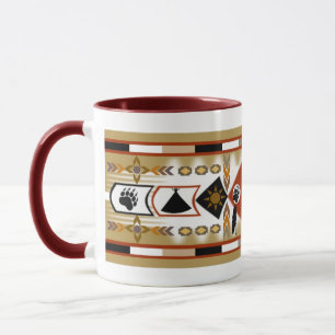 Mug Musique du clan des ours amérindien
