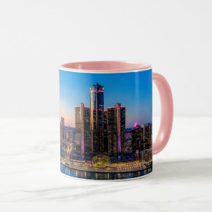 Mug Musique du coucher de soleil de Détroit
