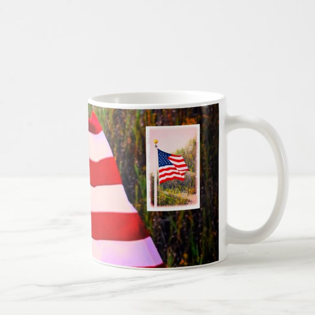 Mug Musique du drapeau américain (Droite)