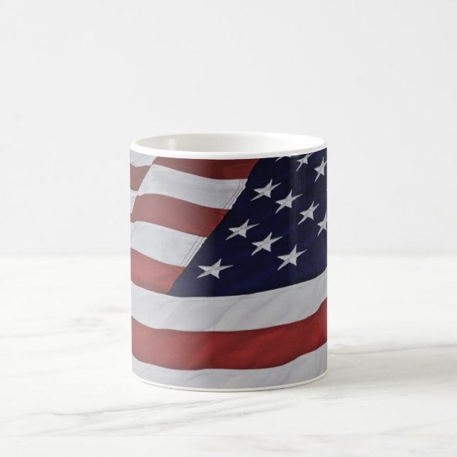 Mug Musique du drapeau américain (Centre)