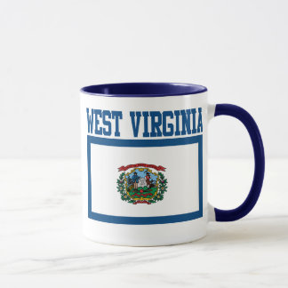 Mug Musique du drapeau de l'État de Virginie-Occidenta