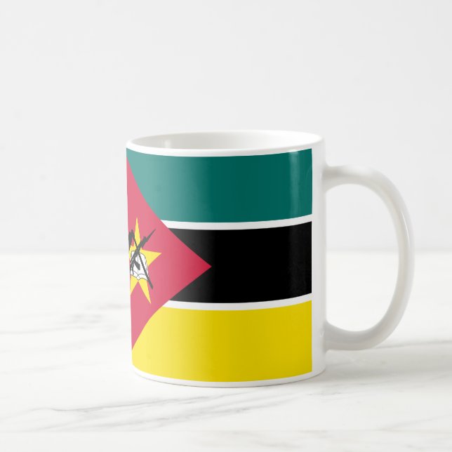 Mug Musique du drapeau du Mozambique (Droite)