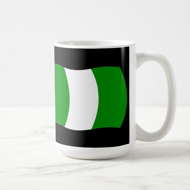 Mug Musique du drapeau du Nigeria (Droite)