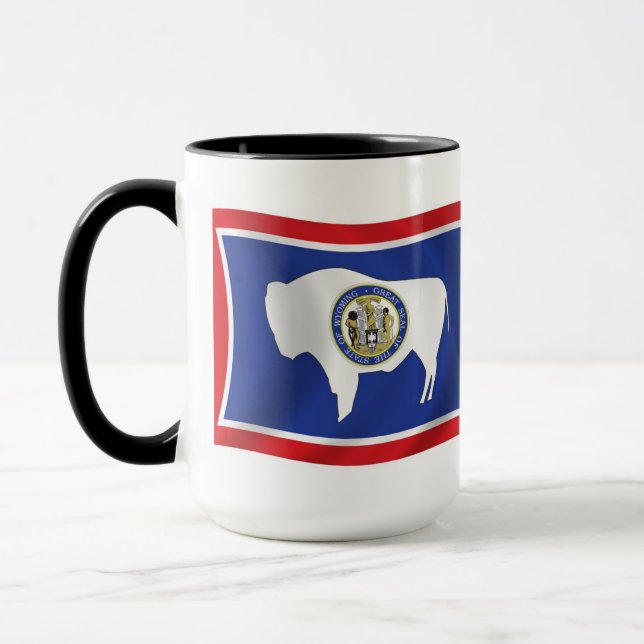 Mug Musique du drapeau du Wyoming (Gauche)