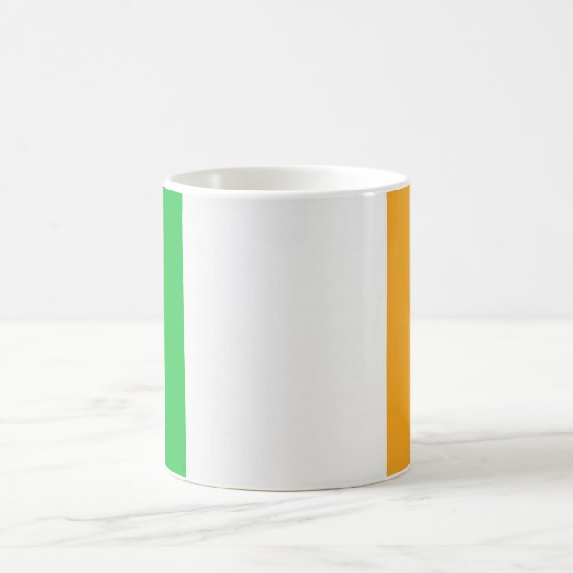 Mug Musique du drapeau irlandais (Centre)