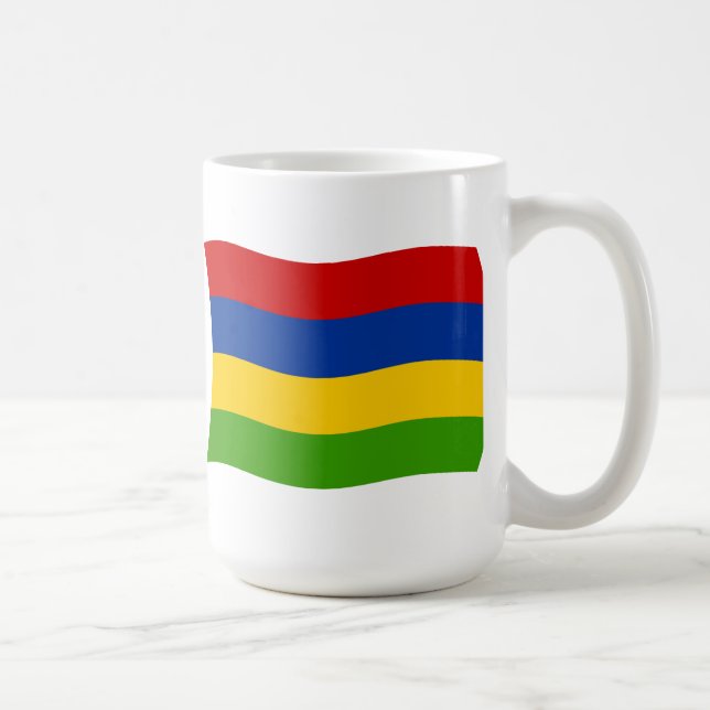 Mug Musique du drapeau mauricien (Droite)