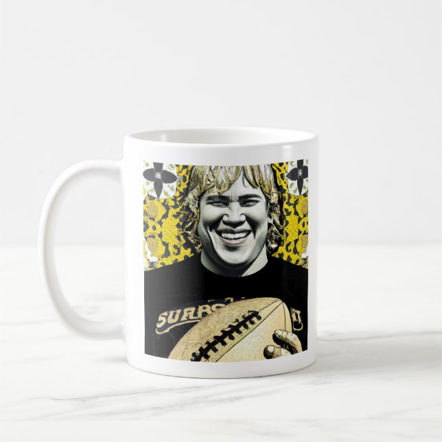 Mug Musique du joueur de rugby (Gauche)