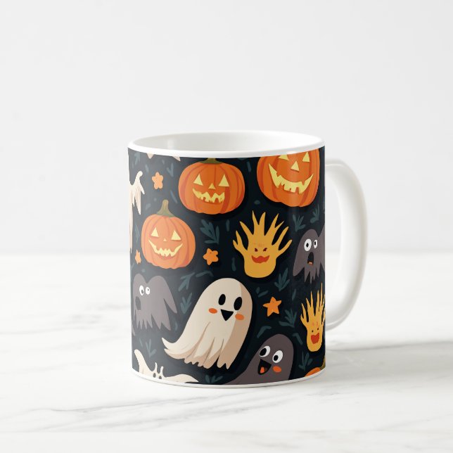 Mug Musique du jour d'Halloween (Devant droit)