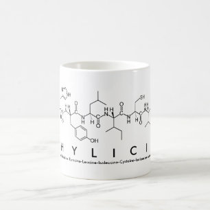 Mug Musique du nom du peptide phylicia