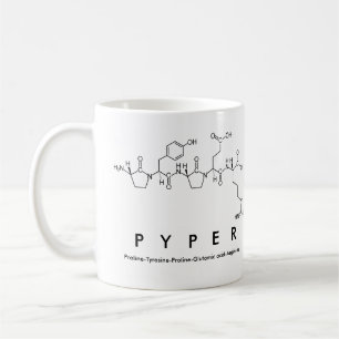 Mug Musique du nom du peptide pyper