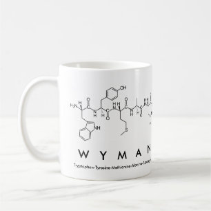 Mug Musique du nom du peptide Wyman